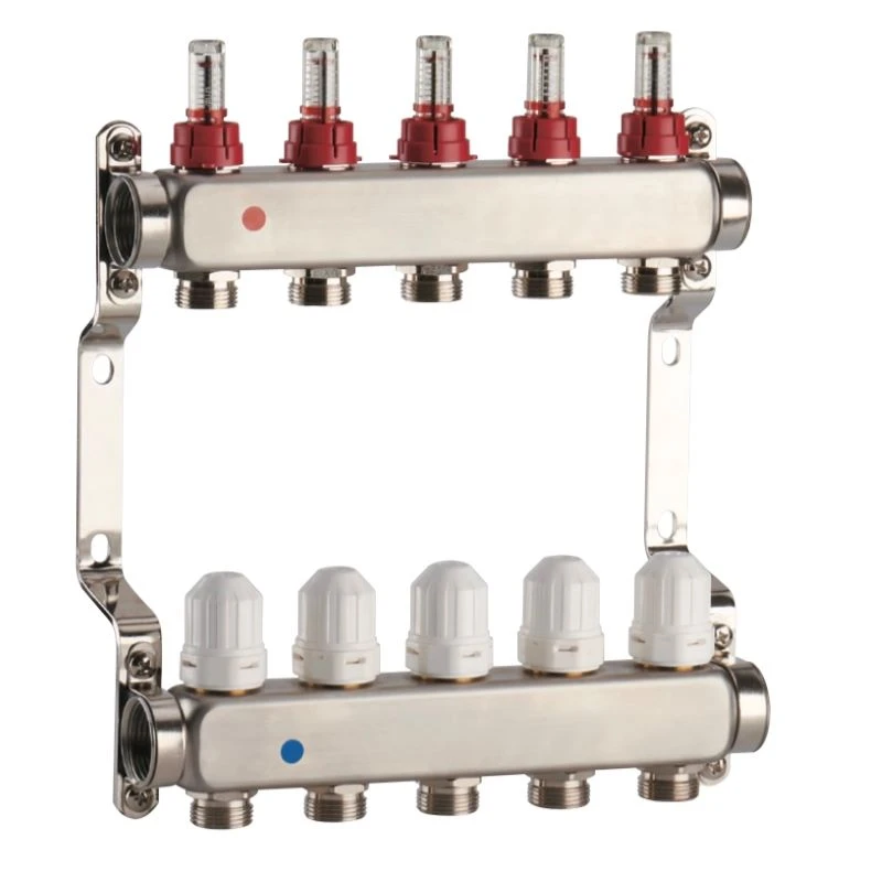 Manifold stainless steel dengan flowmeter